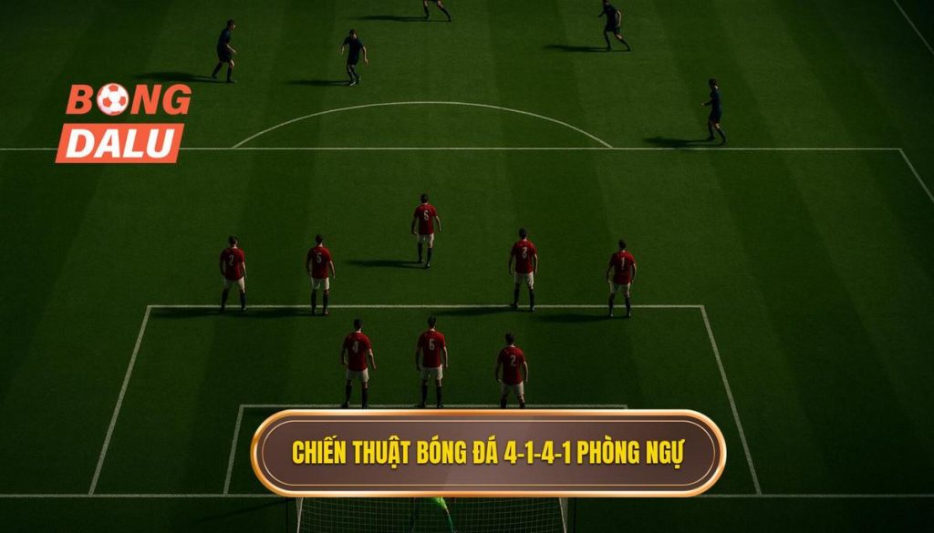 Chiến thuật bóng đá 4-1-4-1 phòng ngự