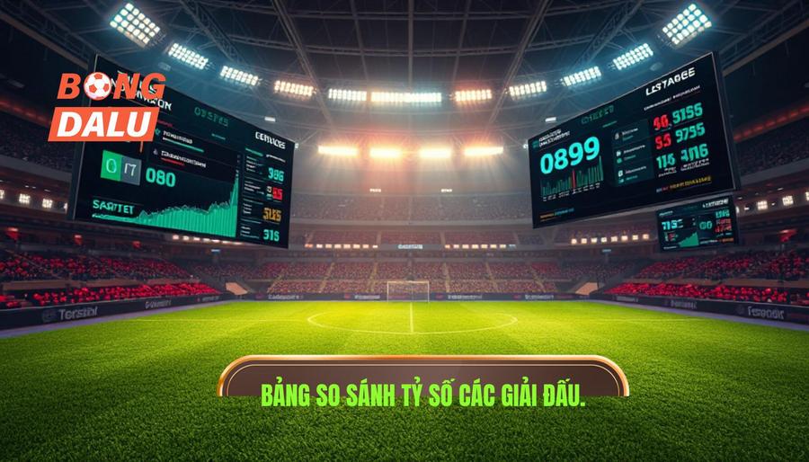Bảng so sánh các giải đấu hàng đầu cần cập nhật tỷ số